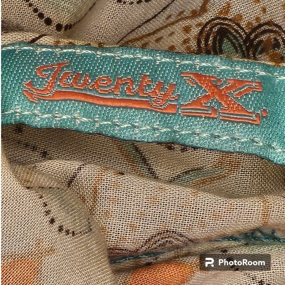 Twenty X by Wrangler Western Rodeo Shirt Women's Cowgirl Tailored Fit Size‎ XL - Picture 7 of 7